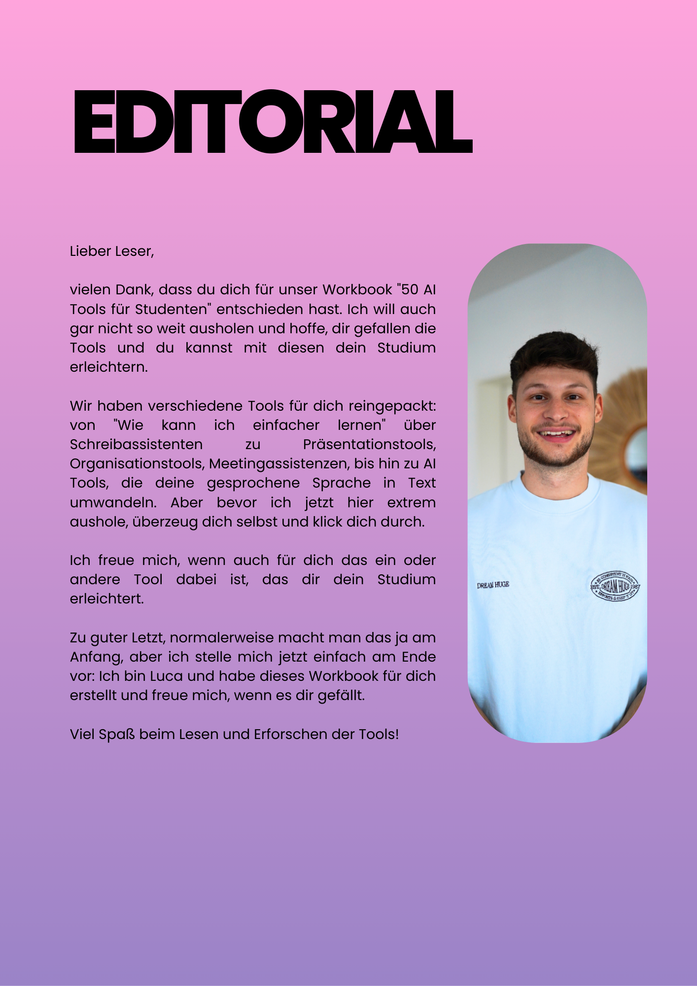 AI Workbook für Studenten